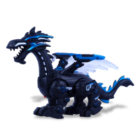 DRAGAO C/SOM LUZ MOV. E SOLTA FUMACA 30CM 0244